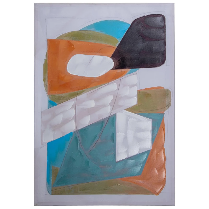 LIENZO CUADRO 80X120CM 40% Pintado Hand Abstracto_80X120X3CM - Image 1