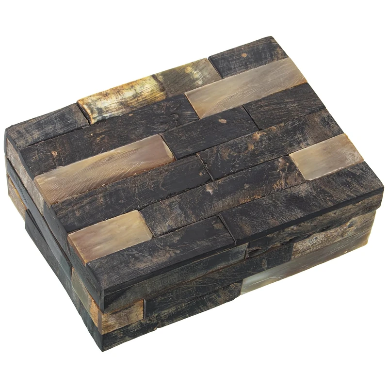 AlexandreHouse CAJA JOYERO HUESO/MADERA_17.5X12.5X5.5CM