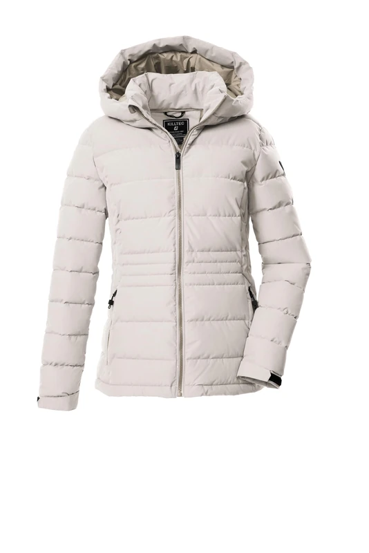Killtec KOW 10 WMN QLTD JCKT Women's Quilted Down Jacket with Hood White Sand 36 43302-000