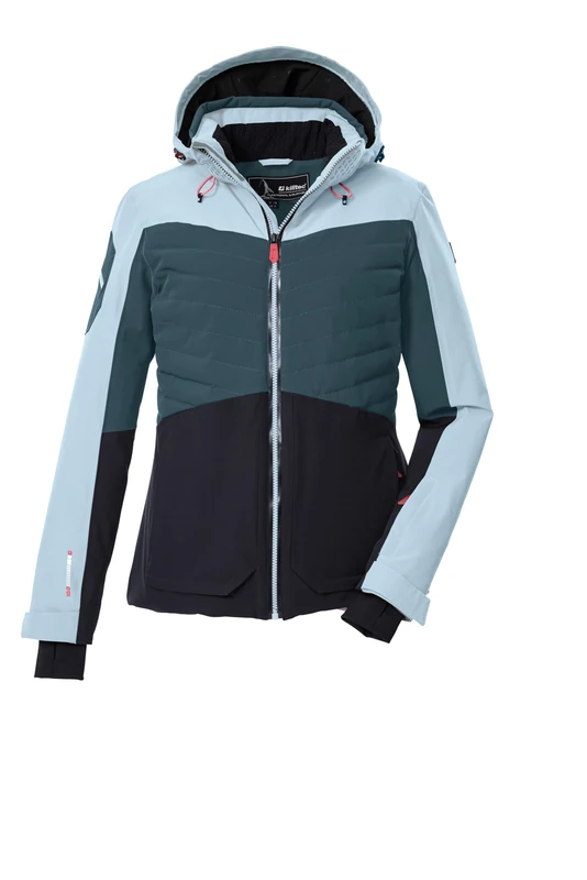 Killtec KSW 30 WMN Ski Jacket/Functional Jacket with Zip-Off Hood and Snow Guard 43416-000