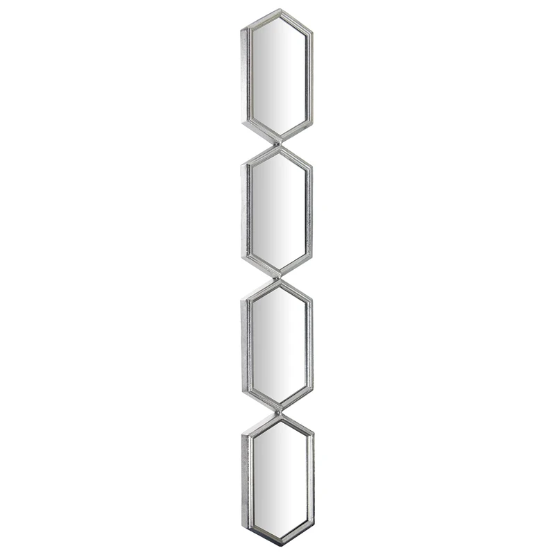 AlexandreHouse Espejo Metal Plate 16 x 4 x 117 cm