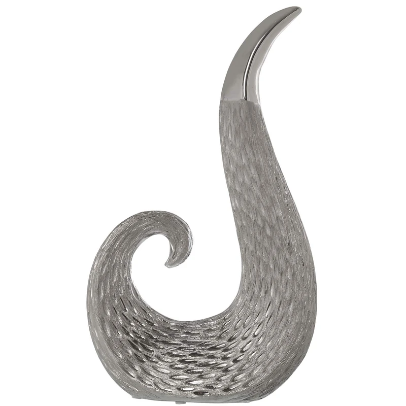 ABSTRACTA Ceramica PLATEADA Figure 22X8.5X39CM - Image 1