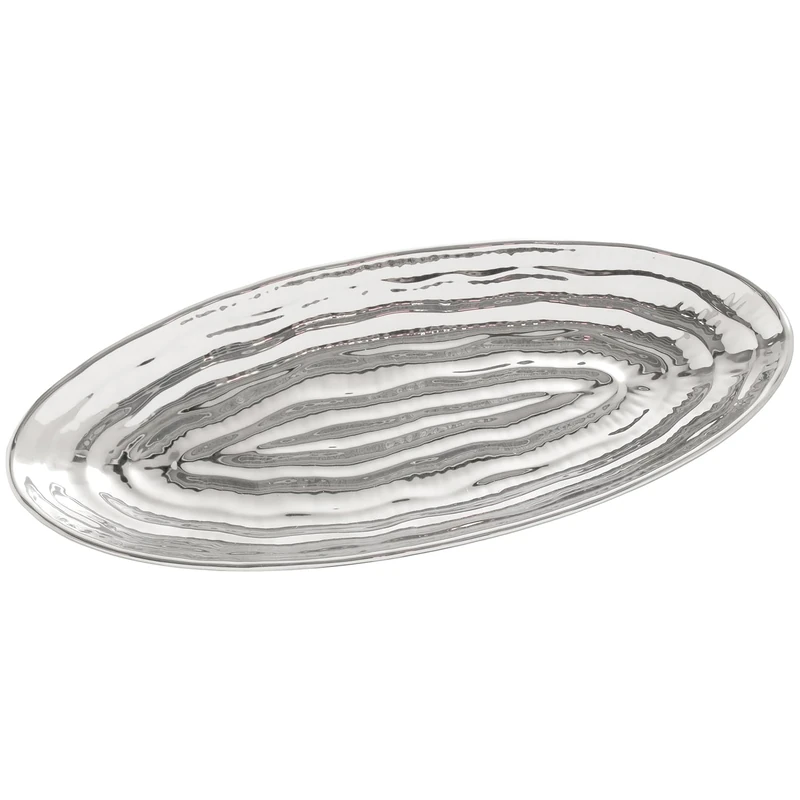 AlexandreHouse Ceramic Center Plate Brillo 45X20X5 cm - Image 1