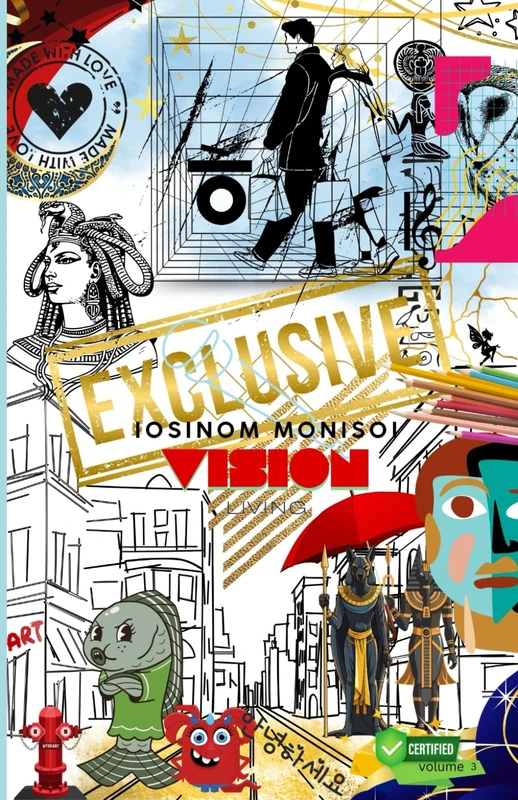 Exclusive iosinoM Monisoi Sketchbook/Journal: Vision Living