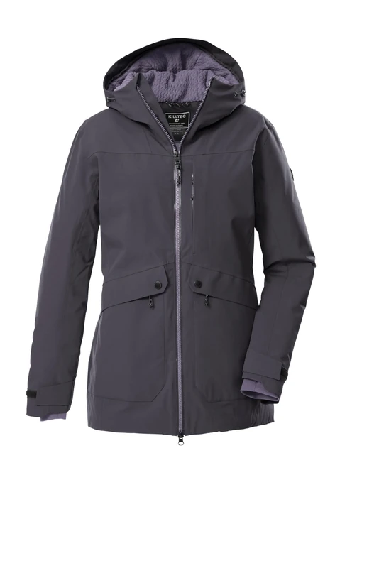 Killtec KOW 16 WMN PRK 43310-000 Women's Outdoor Parka/Functional Parka with Hood Metal 50