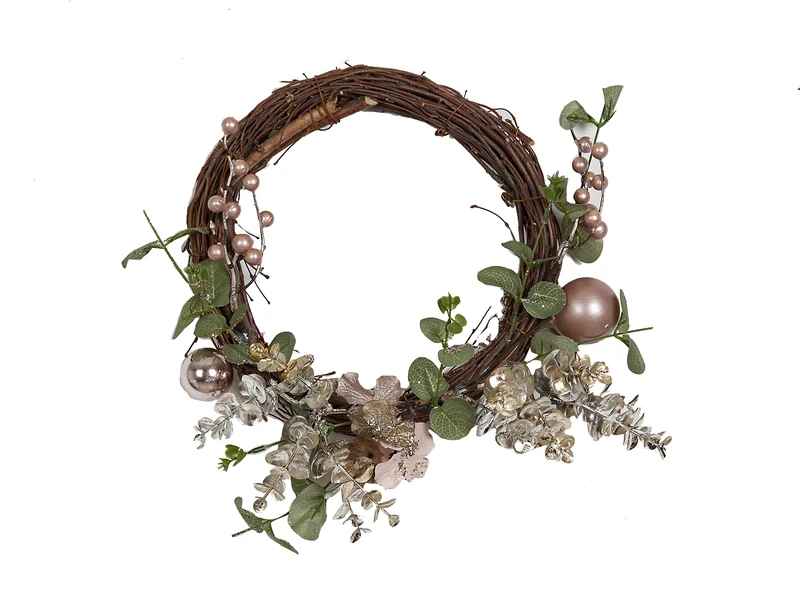 Crown Flowers and Bolas Pink