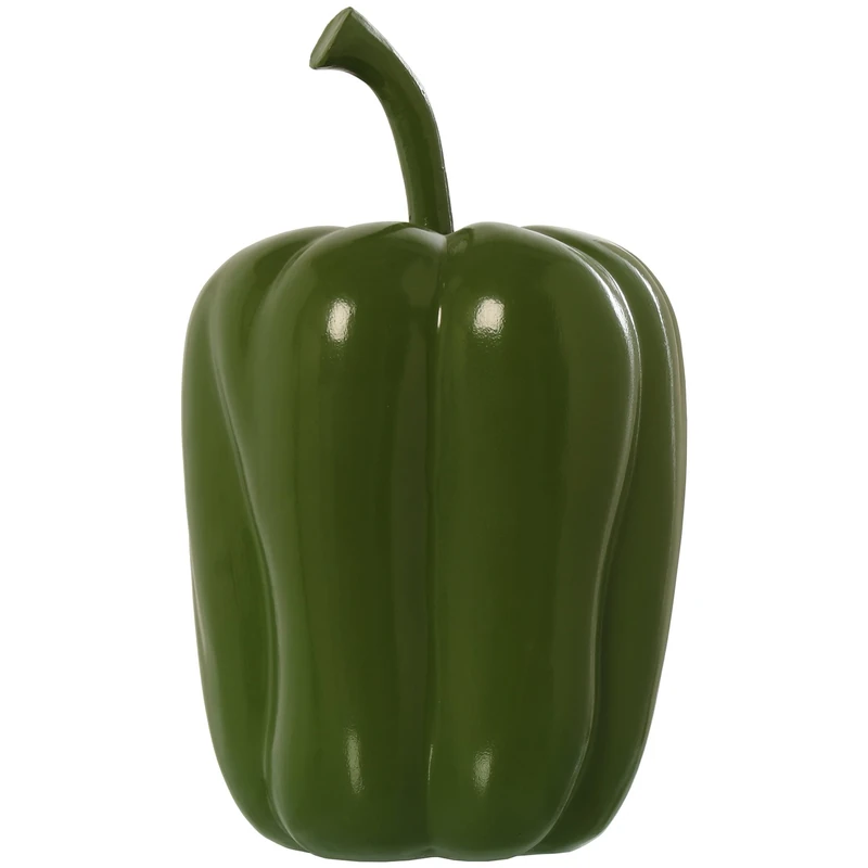 AlexandreHouse Pimiento figure green ceramic 40 cm_° 23 x 40 cm - Image 1