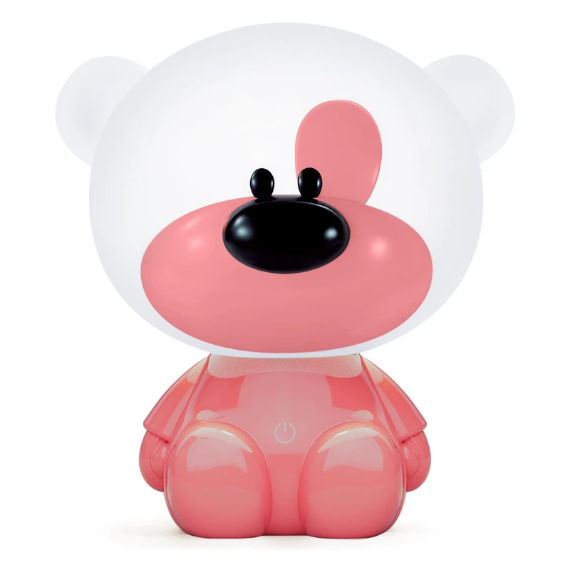 LÁMPARA LED SOBREMESA OSITE ROSA, USB_20X20X25CM, ABS+PP - Image 1