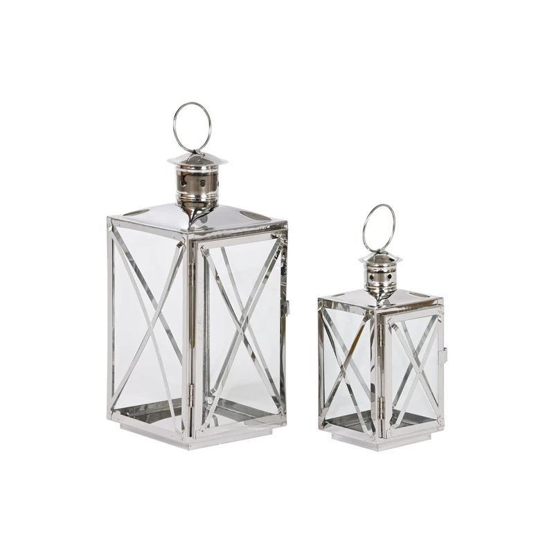 Farola Set of 2 Maple Crystal 16X15X32 ASA Chrome - Image 1