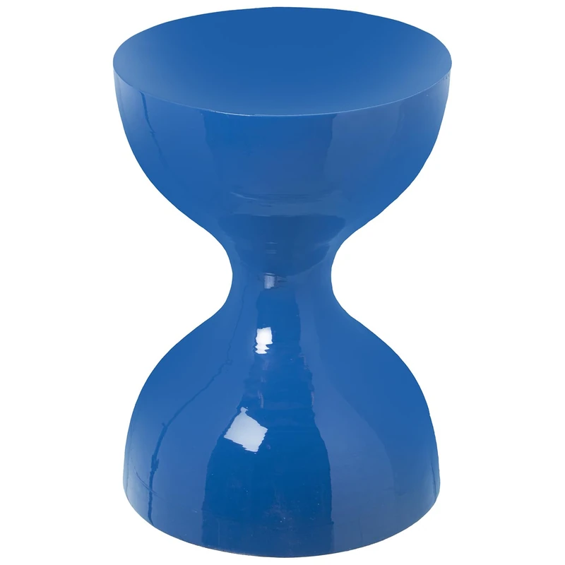 AlexandreHouse Metal TABURETE ESMALTADO AZUL_°29X41CM
