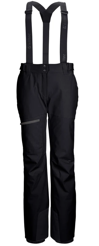 Killtec KSW 60 WMN SKI PNTS 43424-000 Women's Ski Trousers with Removable Straps, Edge Protection, Snow Guard and Leg Ventilation Black 38