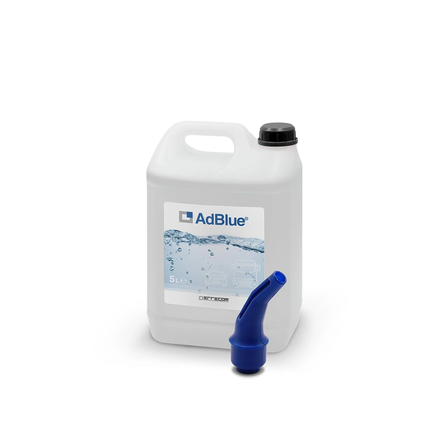 AdBlue® Diesel Engine Additive with Easy-Pour Spout, for NOx Emission Reduction Based on Urea, Conforms to ISO 22241-1, 5L Tank