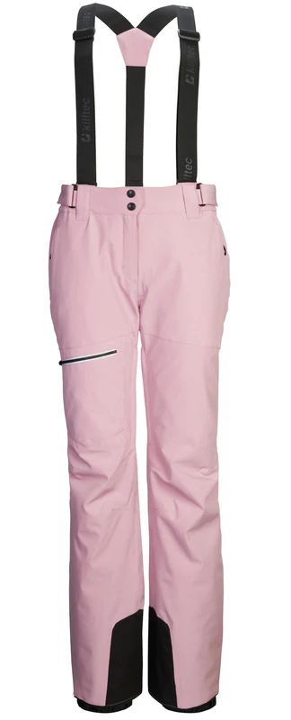 Killtec KSW 60 WMN SKI PNTS Women's Ski Trousers with Removable Straps, Edge Protection, Snow Guard and Leg Ventilation, Rosewood, 46, 43424-000