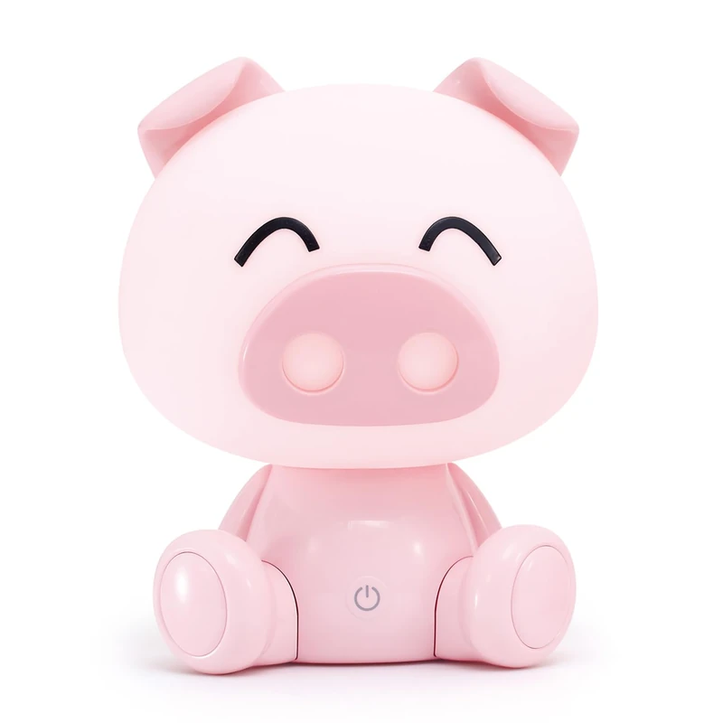 LÁMPARA LED SOBREMESA CERDITO,USB_20X17X24CM, ABS+PP