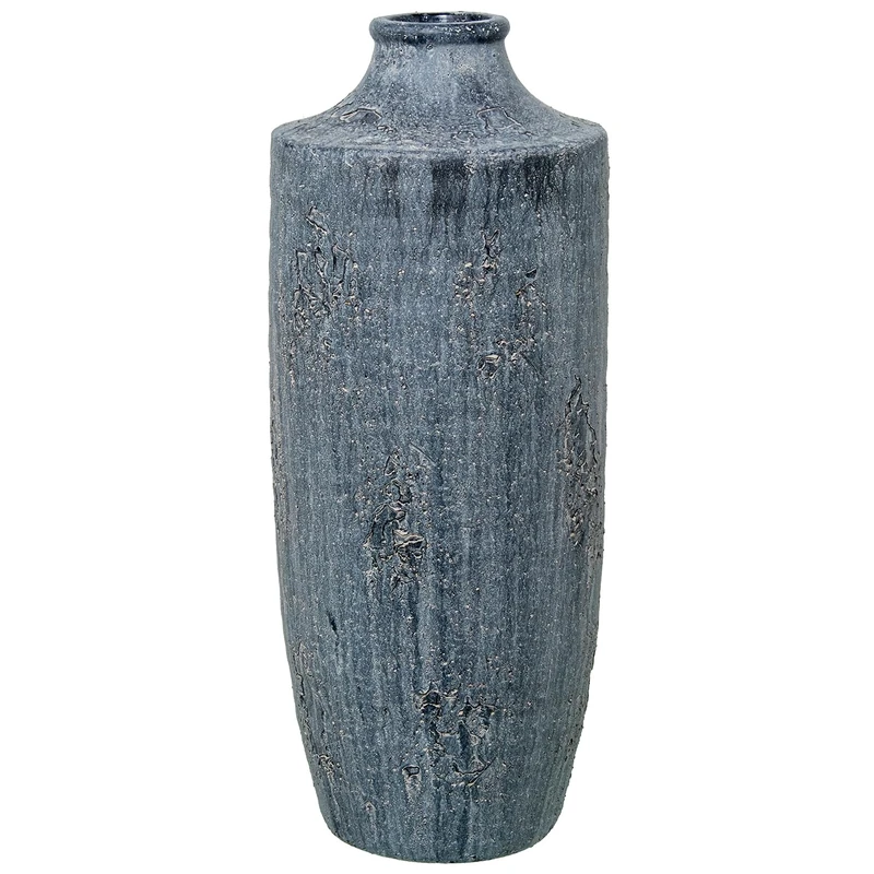 JARRÓN CERÁMICA 42 CM GRIS RÚSTICO_°17X42CM - Image 1