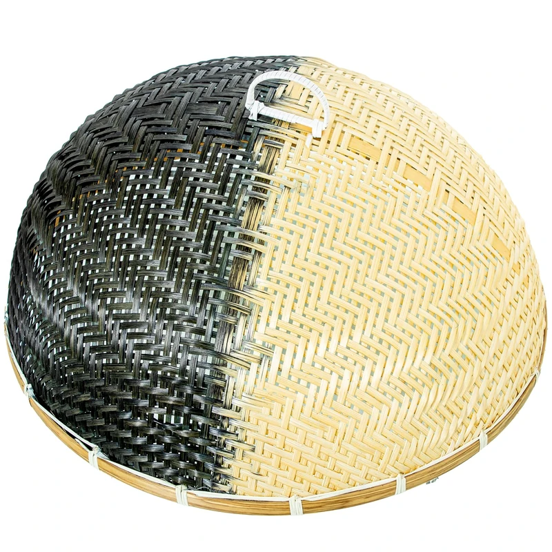 Food Cube Natural Ratan/Black_°37X18(22) cm - Image 1