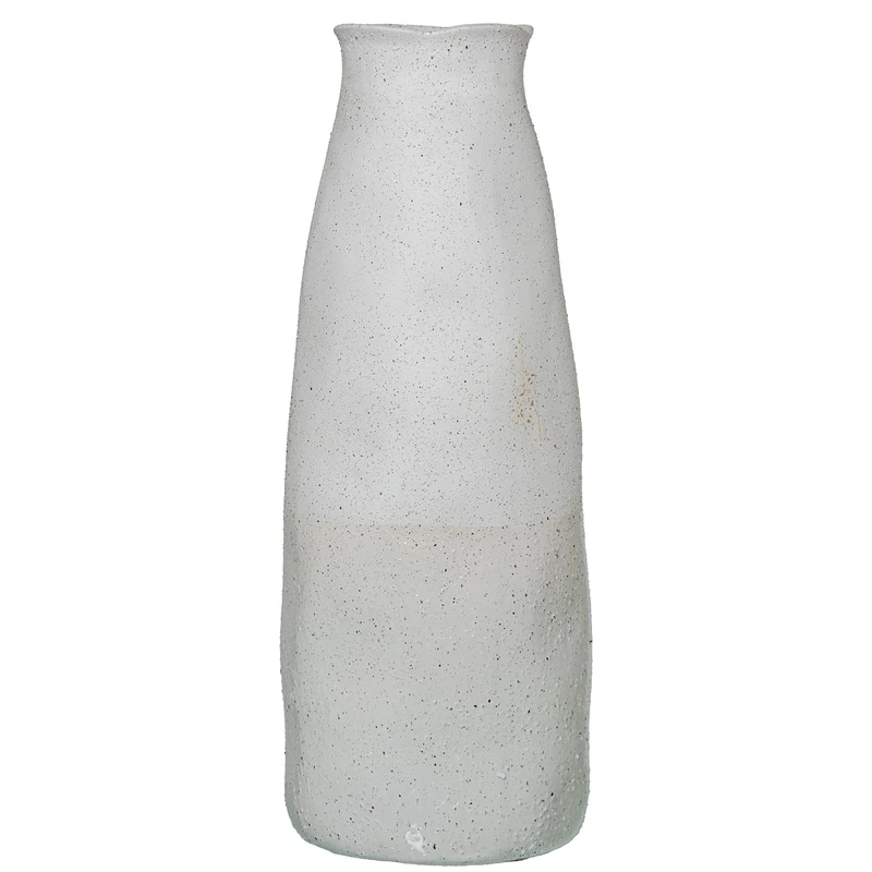 JARRÓN CERÁMICA 50 CM BLANCO/CREMA ARENA_°19X50CM