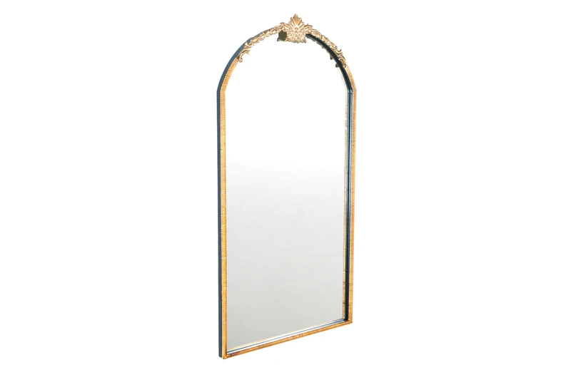 AlexandreHouse ESPEJO METAL/RATTAN C/GUIRNALDA - Image 1