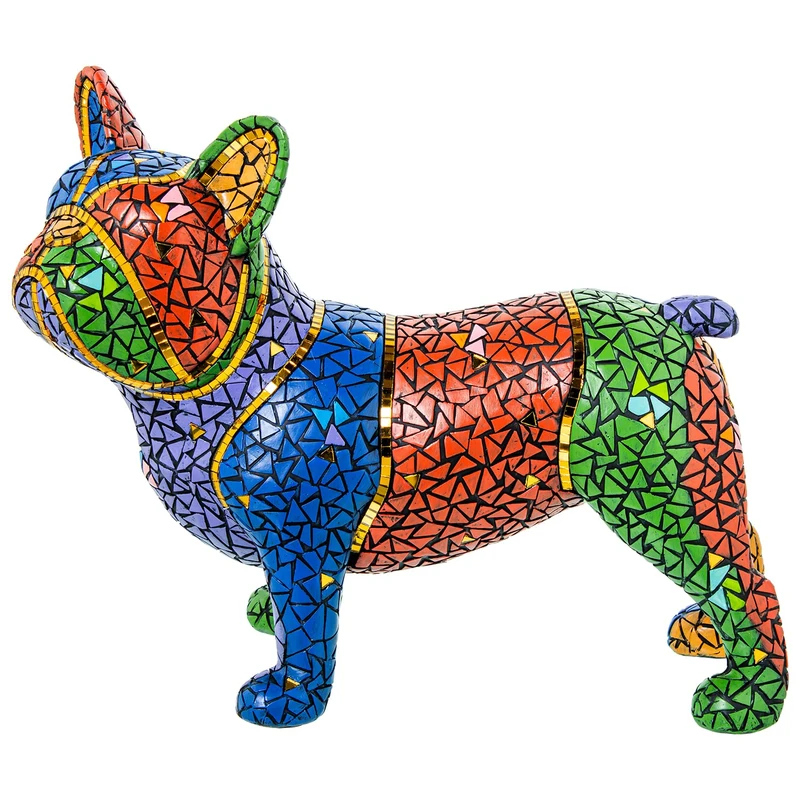 Perro Mosaic Resin Figure, 34 x 15 x 27 cm - Image 1