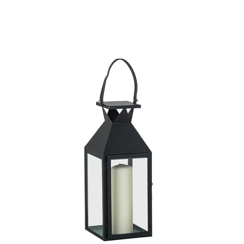 Farol Portavelas 48 cm Metal Black_19 x 18 x 48 cm - Image 1