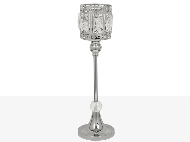 Copa Metal Plateado/Vidrio - Image 1