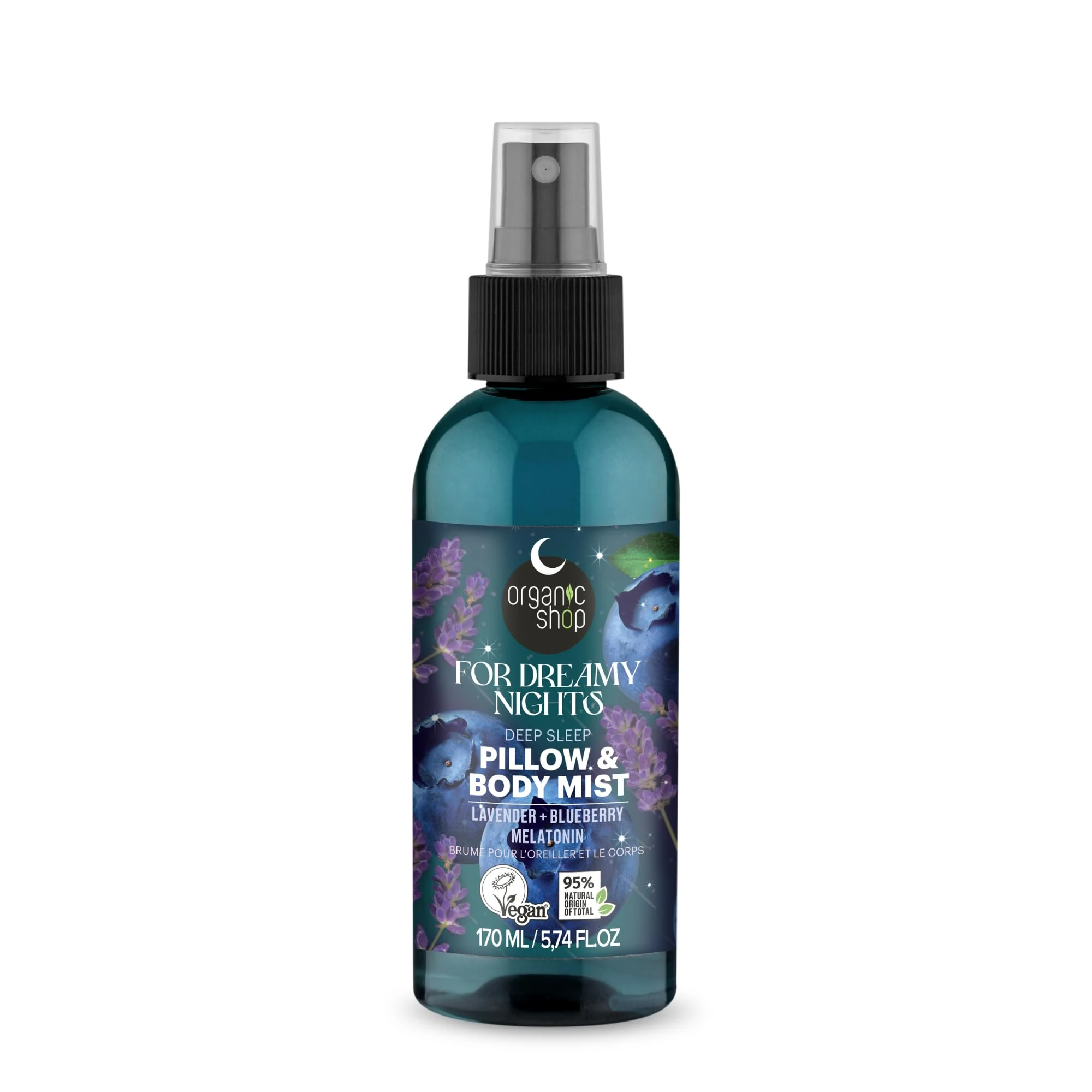 Organic Shop Sleep Deep Sleep Pillow & Body Mist For Dreamy Nights, 170 ml