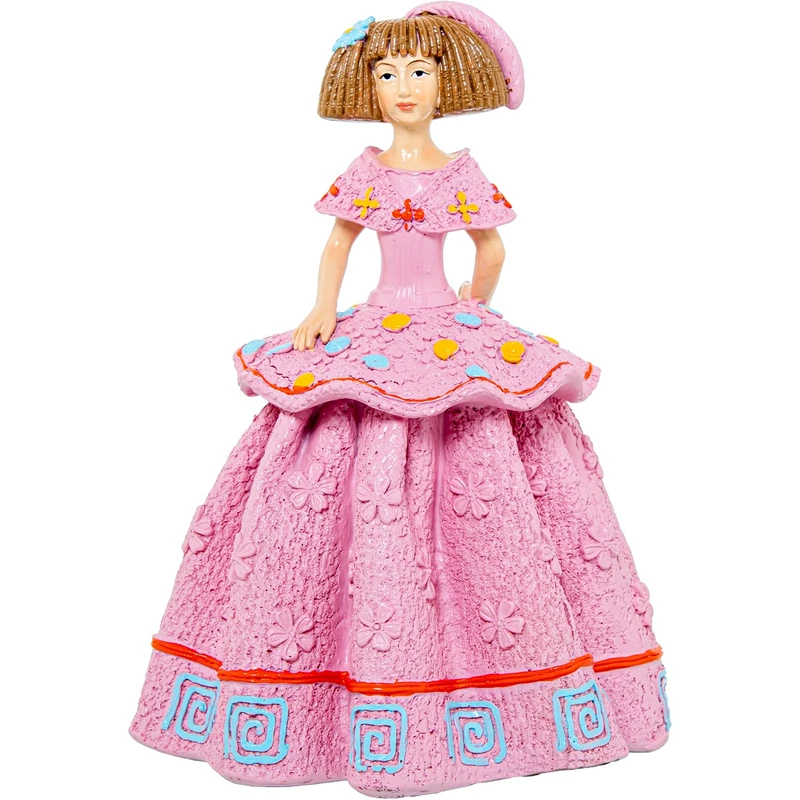 Figure Resin Menina Pink_15X15X21CM - Image 1