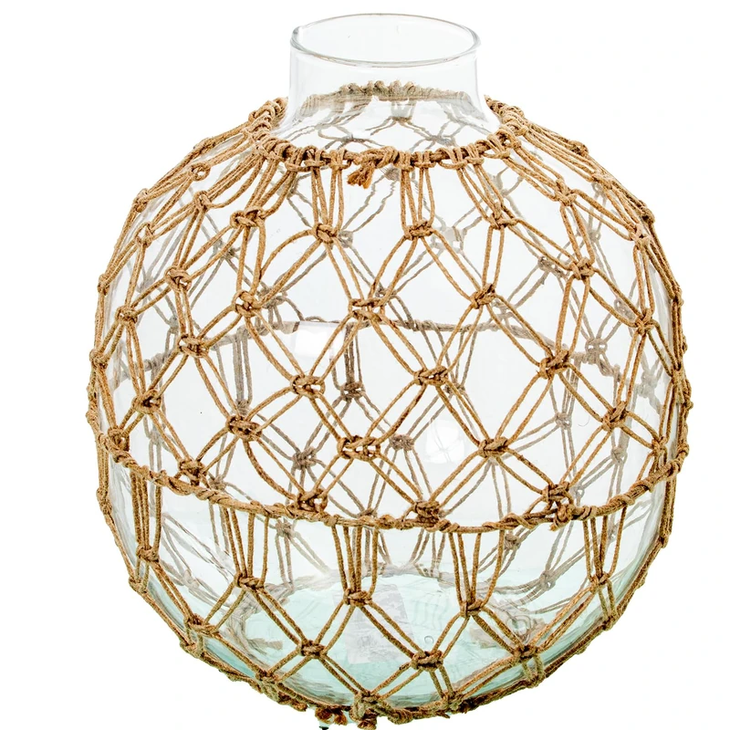 JARRÓN CRYSTAL 23CM C/CUERDA_°21X23CM - Image 1