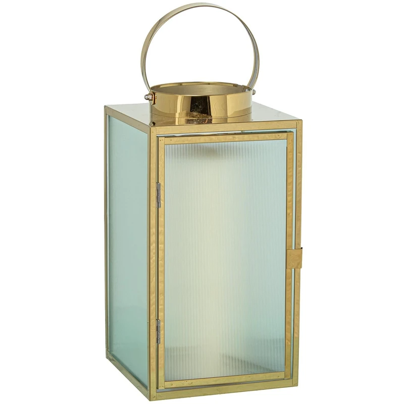 Farol wallet-holder 30 cm metal chrome Dorado_16 x 16 x 30 cm - Image 1