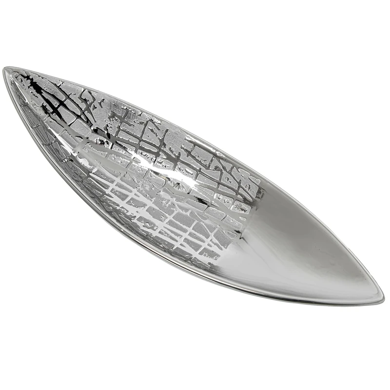 AlexandreHouse Ceramic Center Plata_39X13X7.5 cm