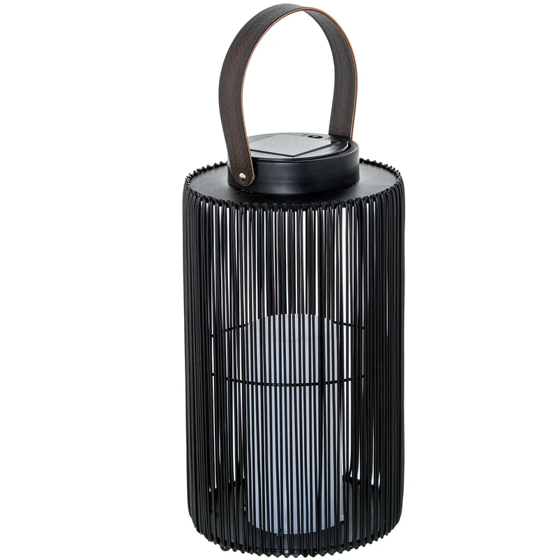 LÁMPARA Solar 40 cm Pie C/ASA Hierro/PP+PE, LUZ LED_°21X40(54) cm Decorative Sail - Image 1