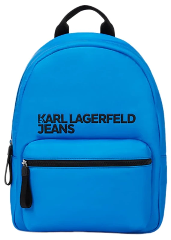 KARL LAGERFELD JEANS, Women's, Essential Nylon Backpack, Blue, One size
