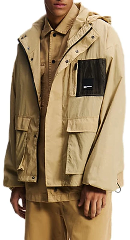 KARL LAGERFELD JEANS Men's Pocket Jacket, Cornstalk, L - Image 1