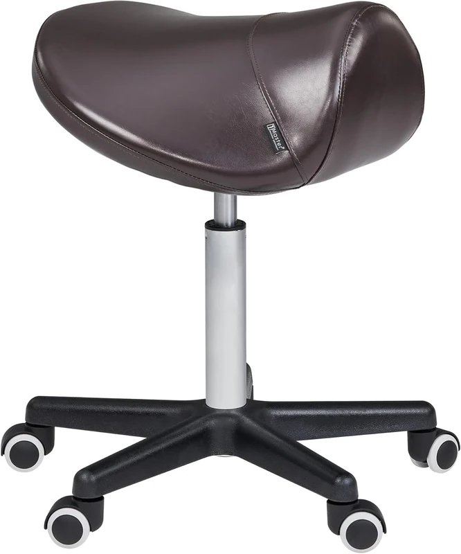 Master Massage ErgonomicSaddle Stool-Salon Clinical Tattoo Dentist Clinic Stool, Spas, Salons Stools, Workshop Office Use,Hydraulic Swivel Rolling Chair
