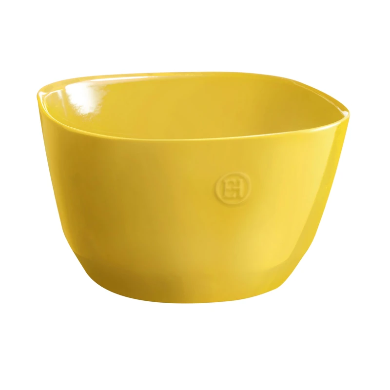 Emile Henry Large Ceramic Salad Bowl, 5.5L, Provence Yellow