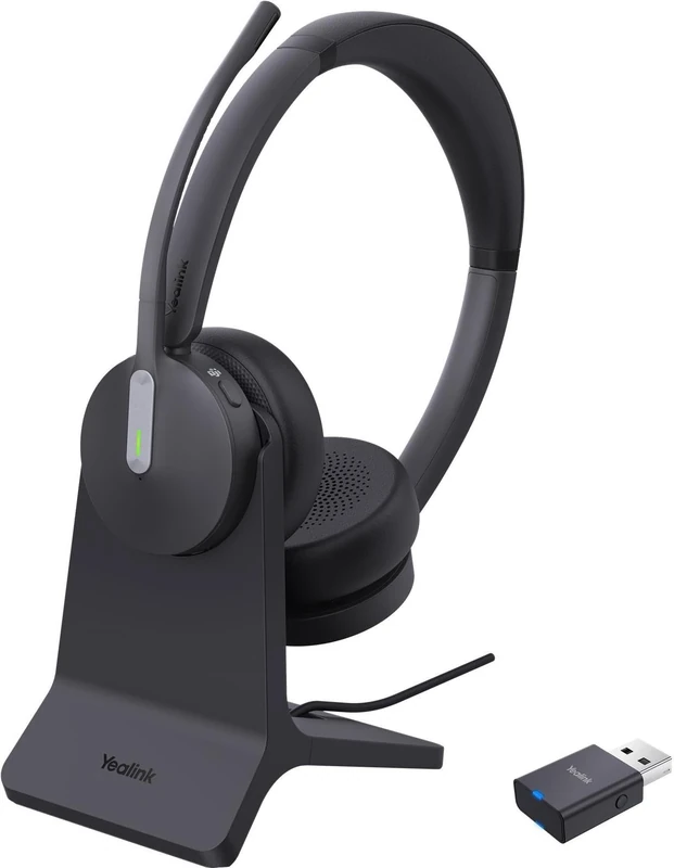 Yealink WH64 Hybrid Dual Teams Headset with Charging Stand