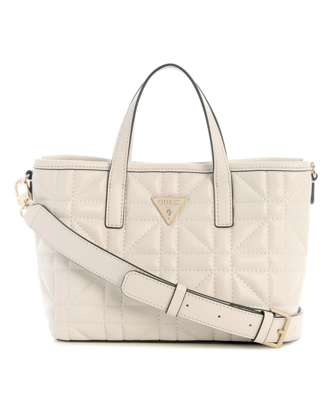 GUESS Women's Edita Mini Tote, Stone, One Size