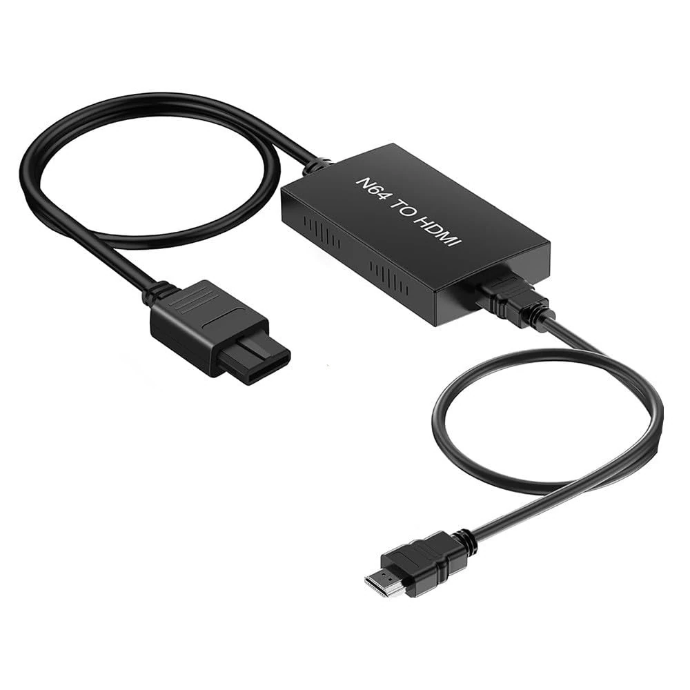 N64 to HDMI Converter Adapter, HDMI Cable for N64, Gamecube, SNES, Gaming Accessory