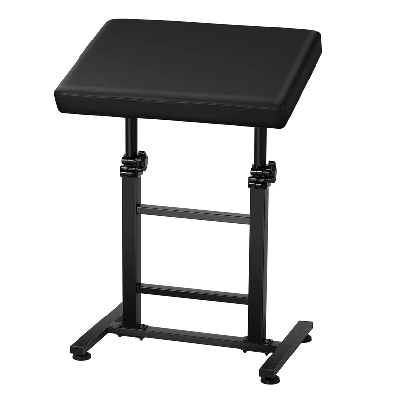 POARMEEY XXL Tattoo Armrest Stand Adjustable Height & Angle with Soft Pillow Heavy-Duty Arm Rest for Tattoo Artists & Studios(Black)
