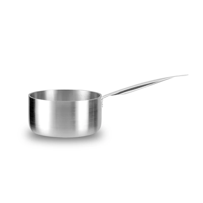 Wintem High Aluminium Saucepan 24 cm with Stainless Steel Handles Anti-Scald - Made of 100% Recyclable Material, Environmentally Friendly and Resistant - Ideal for All Hobs - Image 1