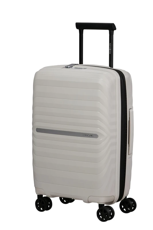 Samsonite Neo Flux - Spinner M, Expandable Suitcase, 68 cm, 86/96 L, Warm Neutral (Warm Neutral)