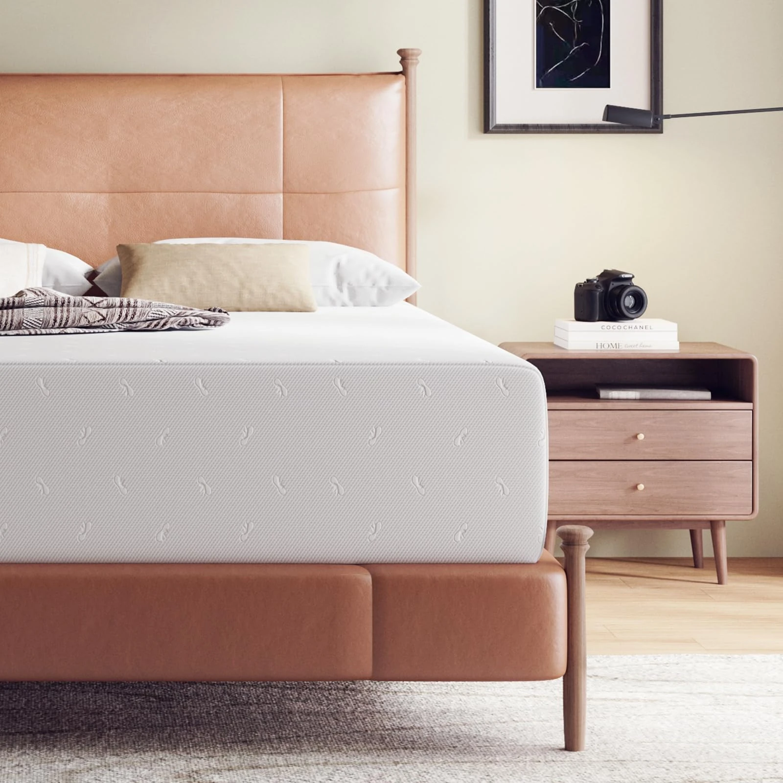 Sweetnight 12 Inch Queen Mattress, Queen Memory Foam Mattress in a Box for Comfort Sleep & Pressure Relief, CertiPUR-US Certified Queen Size Mattresses Medium Firm