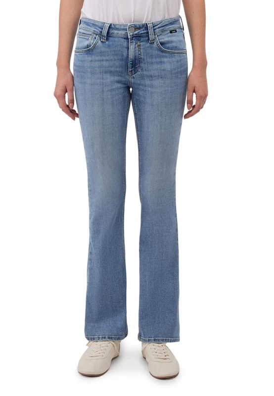 Mavi Women's Bella Mid-Rise Jeans, Lt Blue Venice, 25W / 34L