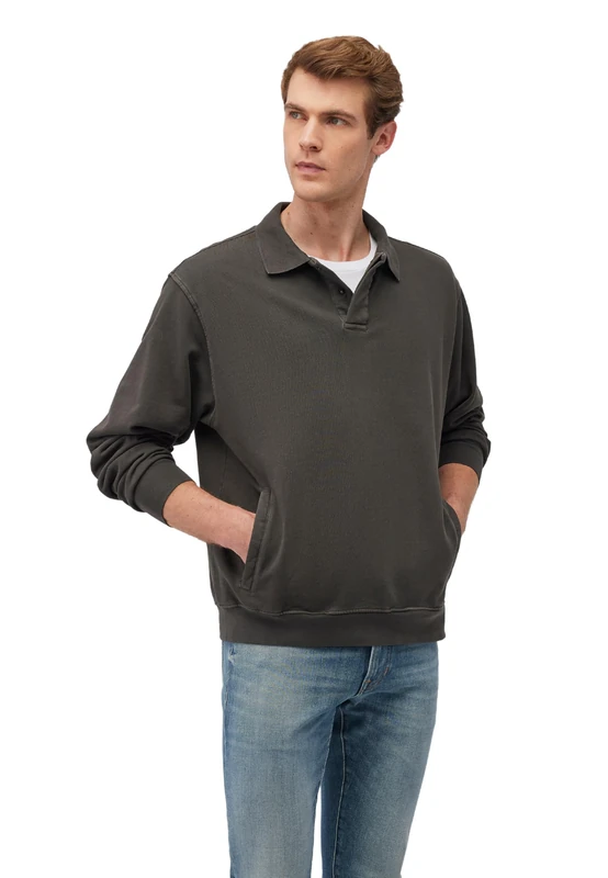 Mavi Men's Sweatshirt, Jumper, Pirate Black, XL, Pirate Black, XL