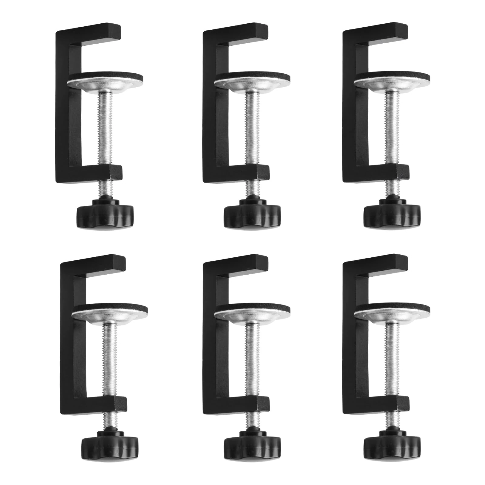 4 Pcs G Clamps for Woodworking, C Wood Tiger Clamps, Small 10-57mm Adjustable Screw Table Bar Clamps Heavy Duty for Carpentry DIY Projects Woodworking