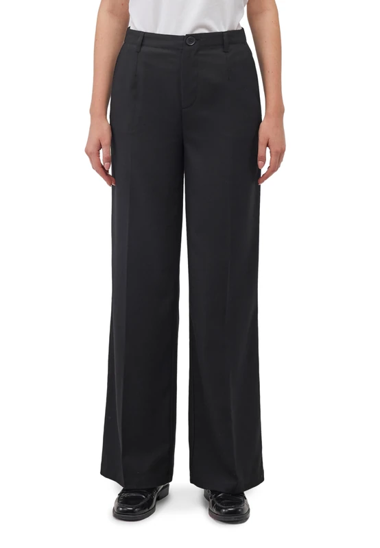 Mavi Women's Woven Pants Jeans, Black, XL