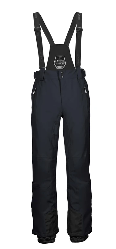 Killtec KSW 100 ENOSH MN SKI PNTS 43431-000 Men's Ski Trousers with Removable Straps, Edge Protection and Snow Guard Black M
