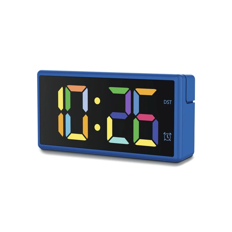 Hama Num. Ibiza alarm clock, multi-coloured screen, with USB chrge function, BL.