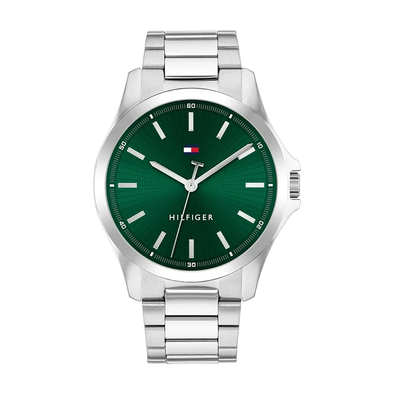 Tommy Hilfiger Three Hand Quartz Movement Watch for Men with Silver Stainless Steel Bracelet - 1710672