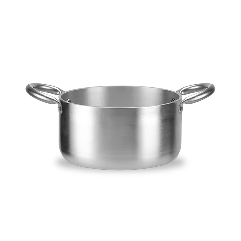 Wintem Universal Aluminium Saucepan 36 cm Eco-Friendly – 2 Anti-Scald Stainless Steel Handles – Compatible with All Hobs – Patented Double Bottom – Easy to Clean - Image 1